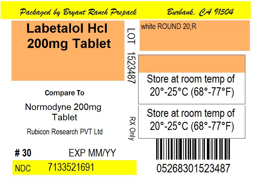 LABETALOL HYDROCHLORIDE tablet, film coated