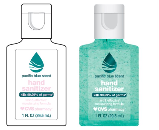 Front Label - CVS Hand Sanitizer