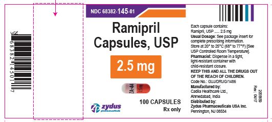 Ramipril Capsules, 2.5 mg