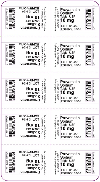 10 mg Pravastatin Sodium Tablet Blister