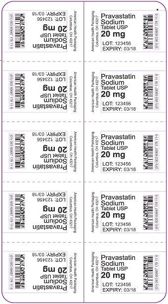 20 mg Pravastatin Sodium Tablet Blister