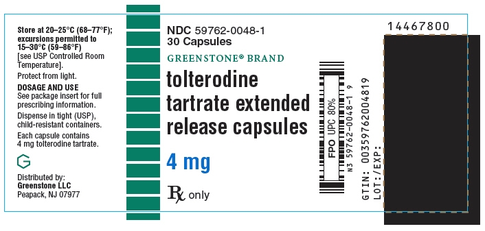 PRINCIPAL DISPLAY PANEL - 4 mg Capsule Bottle Label