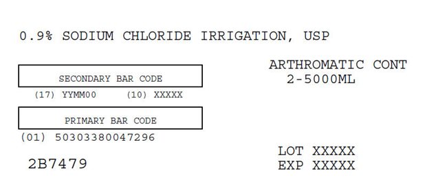 0.9% Sodium Chloride Irrigation USP Carton Label