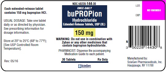 Bupropion HCl Tabs 150mg-30s