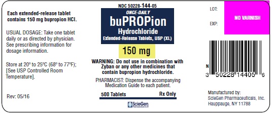 Bupropion HCl Tabs 150mg-500s