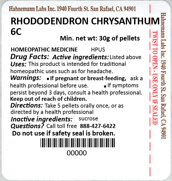 Rhododendron Chrysanthum 6C 30g