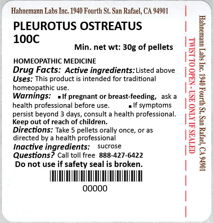 Pleurotus Ostreatus 100C 30g