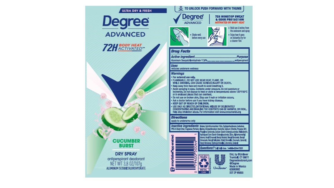 Degree Cucumber Dry Spray AP Deo