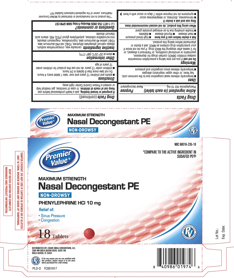 Phenylephrine HCl 10 mg