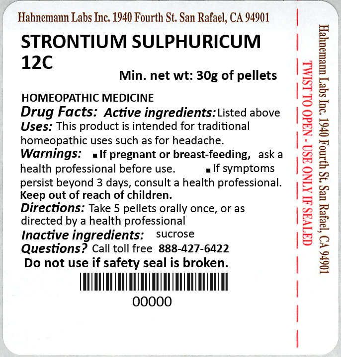 Strontium Sulphuricum 12C 30g