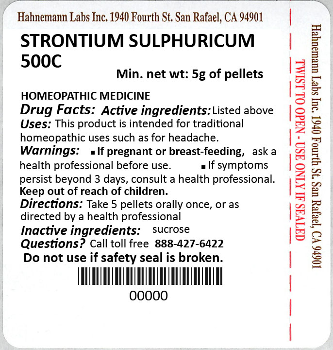 Strontium Sulphuricum 500C 5g
