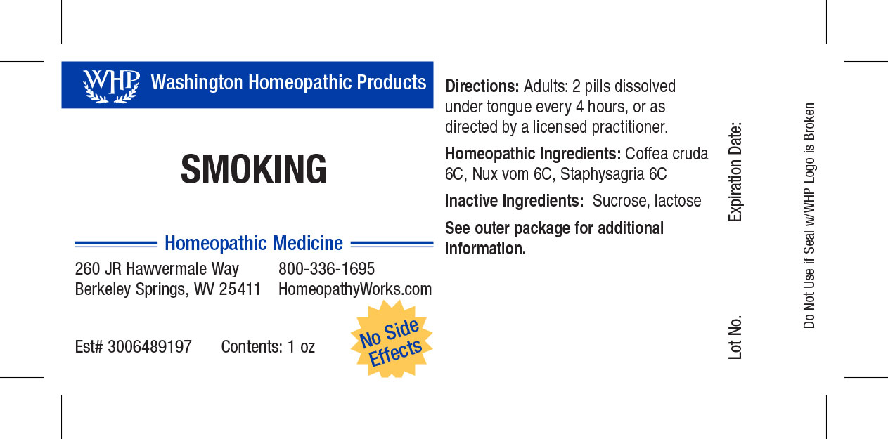 WHP Smoking label