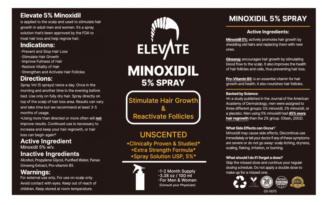Elevate 5% Minoxidil Liquid