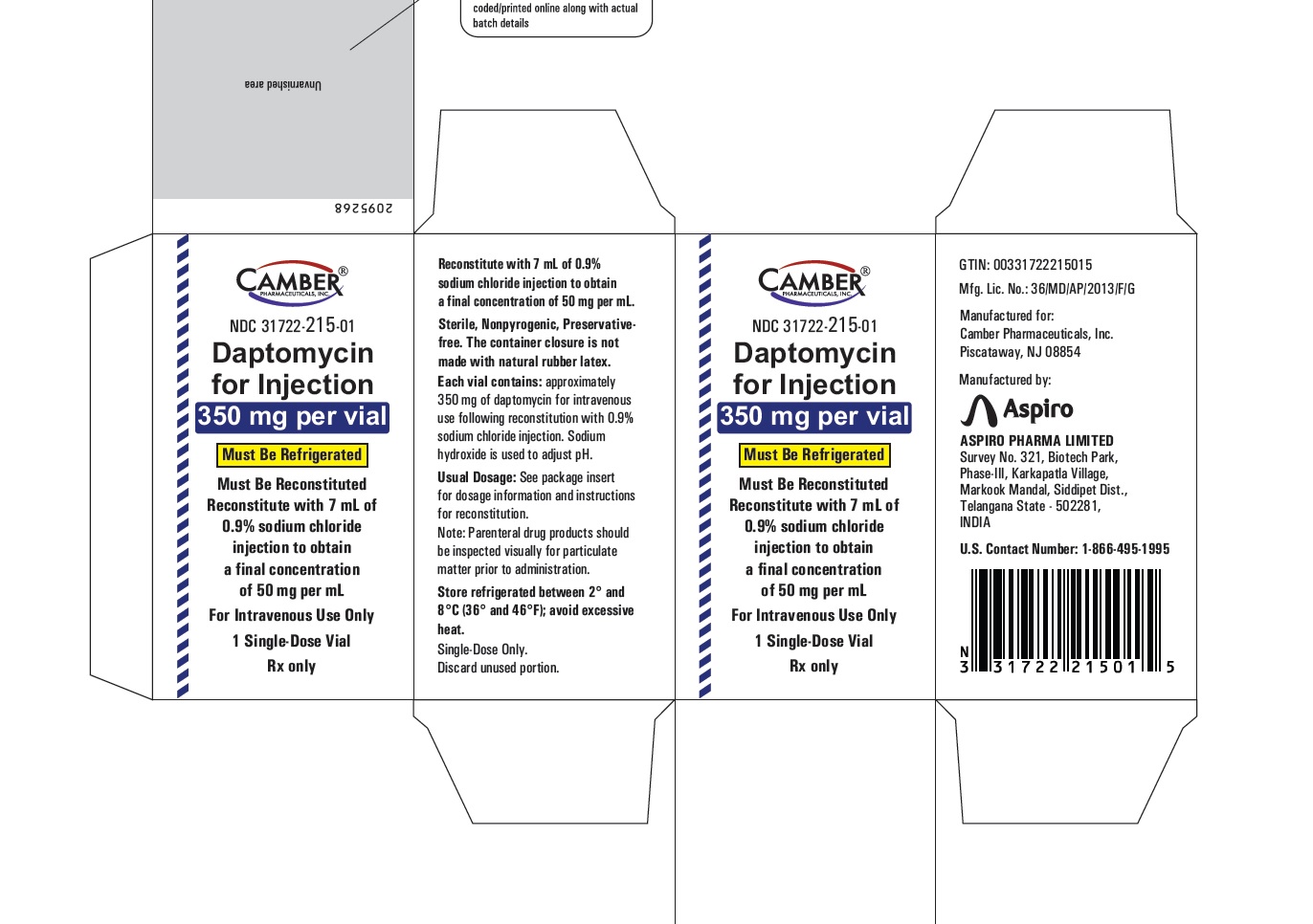 daptomycin350mginnercarton
