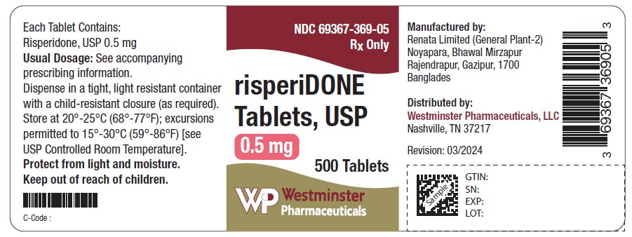 PRINCIPAL DISPLAY PANEL - 0.5 mg Tablet Bottle Label