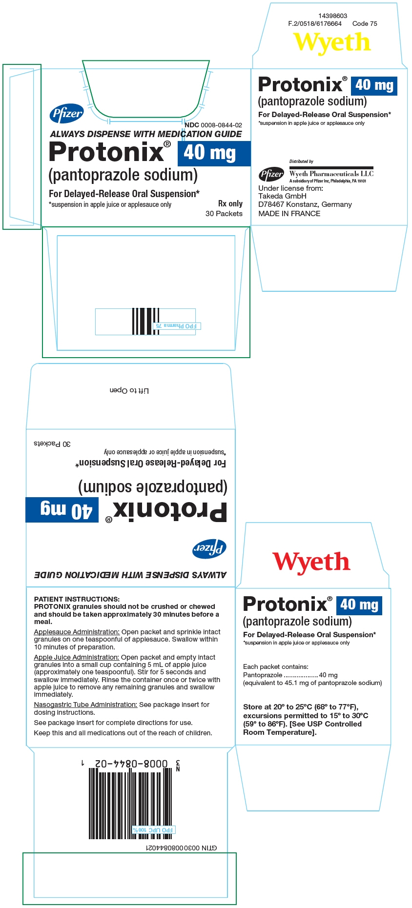 Principal Display Panel - 40 mg Packet Carton