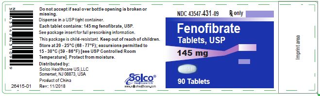 container label 145 mg 90 ct