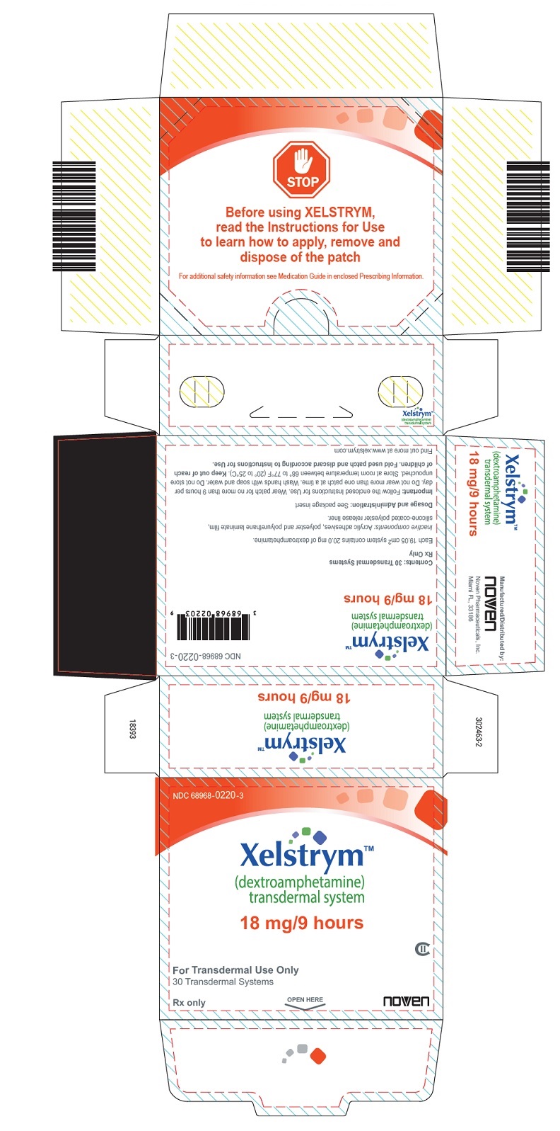 Outer Carton Label - 18.0 mg