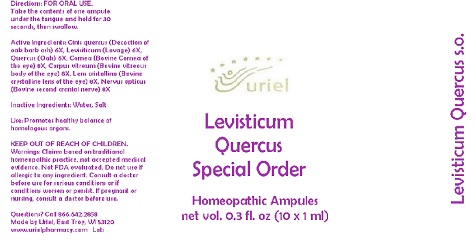 Levisticum Quercus Special Order