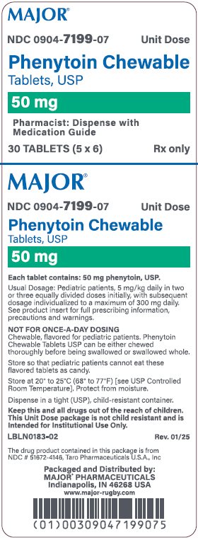 50mg carton label