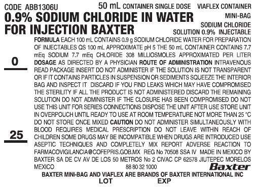 Sodium Chloride ABB1306U Representative Container Label