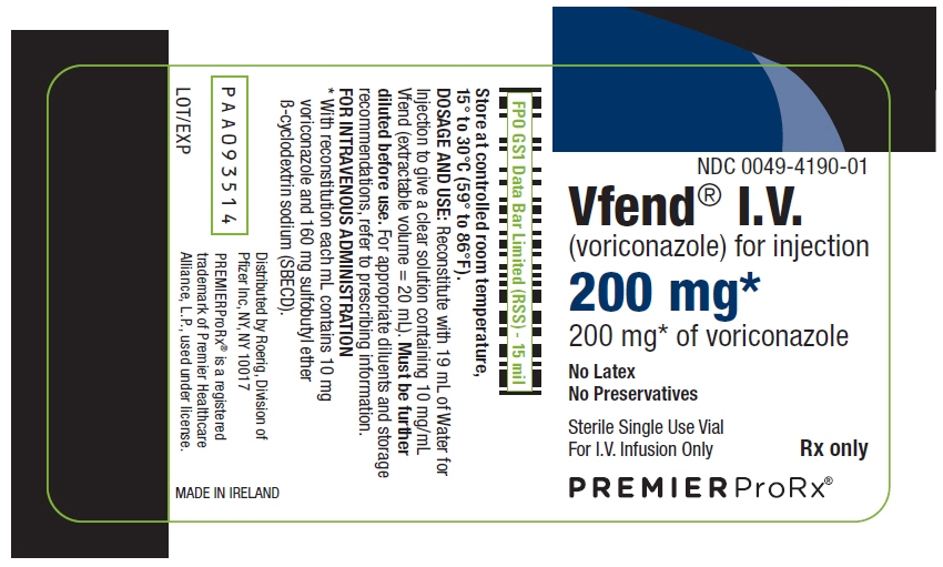 PRINCIPAL DISPLAY PANEL - 200 mg Vial Label