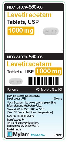 Levetiracetam 1000 mg Tablet Unit Carton Label