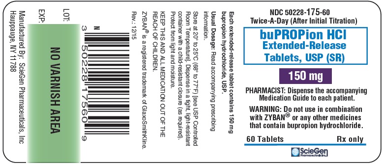 bupropion HCL 150 mg 60 Extended-Release Tablet, USP Label