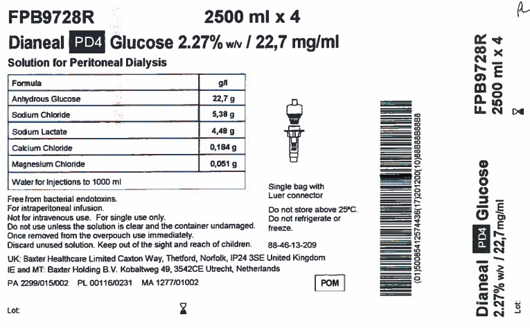 Dianeal Representative Carton Label