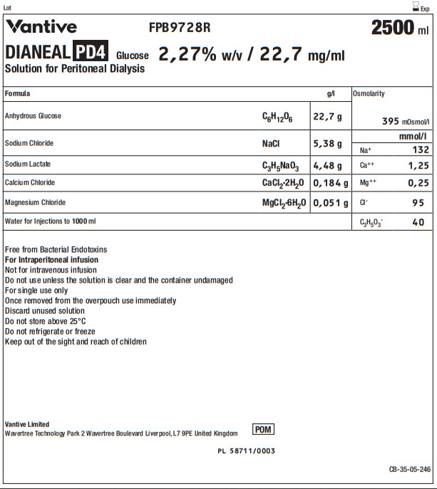 Dianeal Representative Container Label