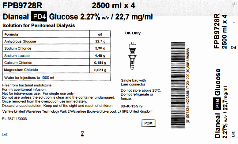 Dianeal Representative Carton Label