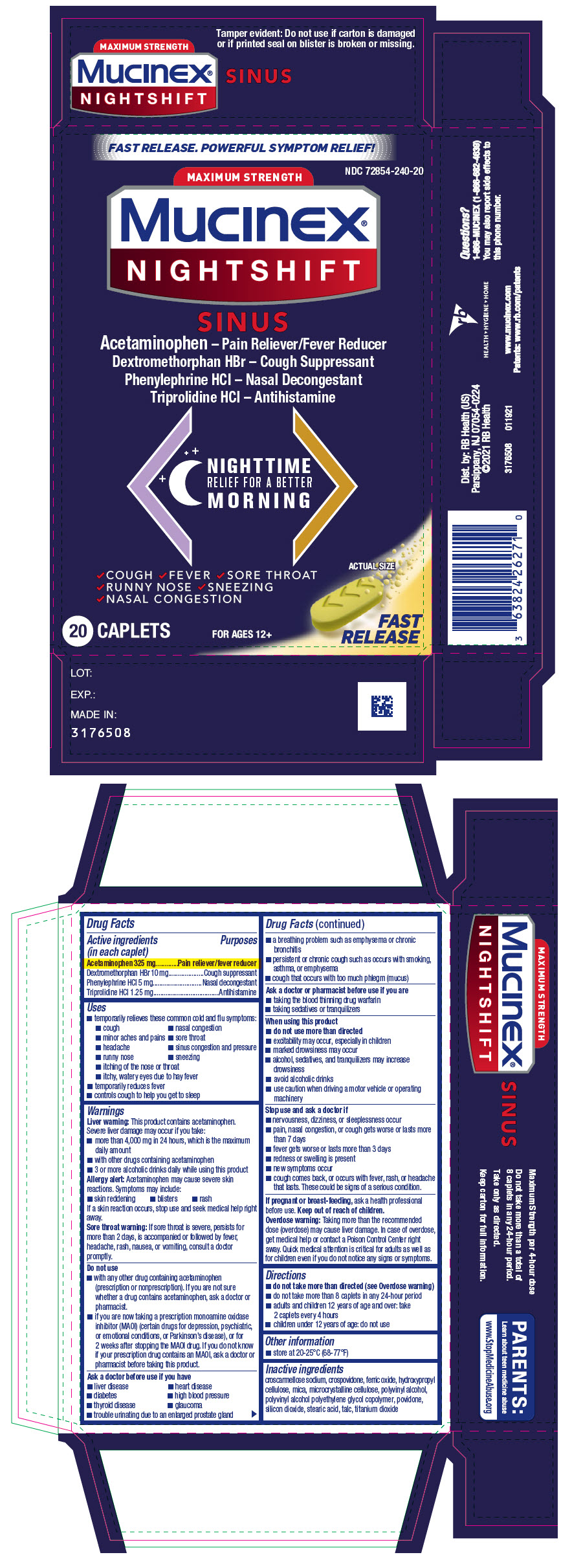 PRINCIPAL DISPLAY PANEL - 20 Caplet Blister Pack Carton