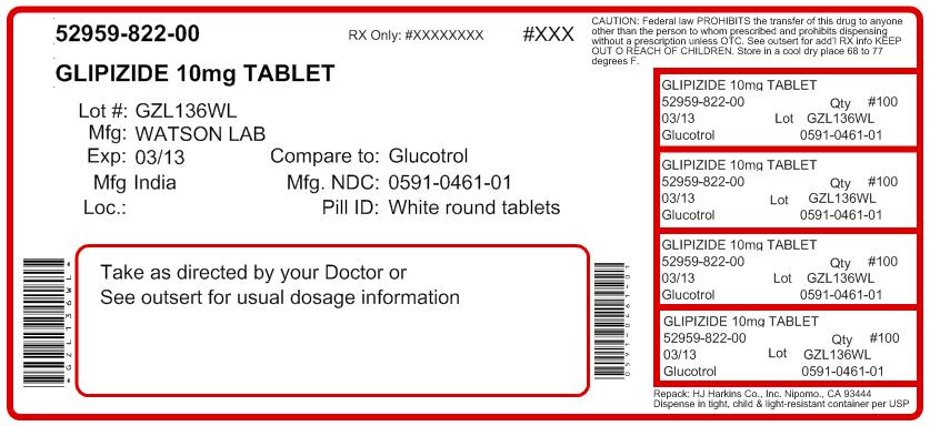 NDC: <a href=/NDC/0591-0461-01>0591-0461-01</a>
GlipiZIDE 
Tablets USP
10 mg
100 Tablets  Rx only