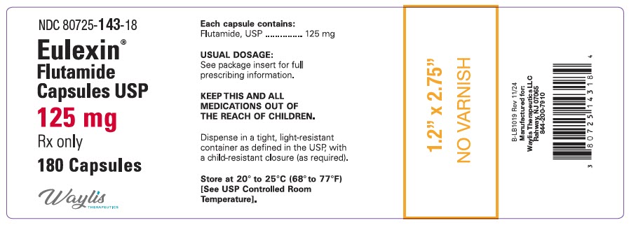 PRINCIPAL DISPLAY PANEL - 125 mg Capsule Bottle Label