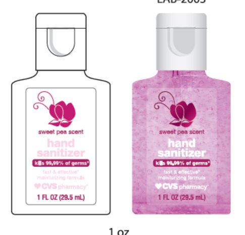 Front Label - CVS Hand Sanitizer