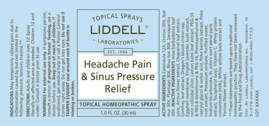 Headache Pain & Sinus Pressure Relief
