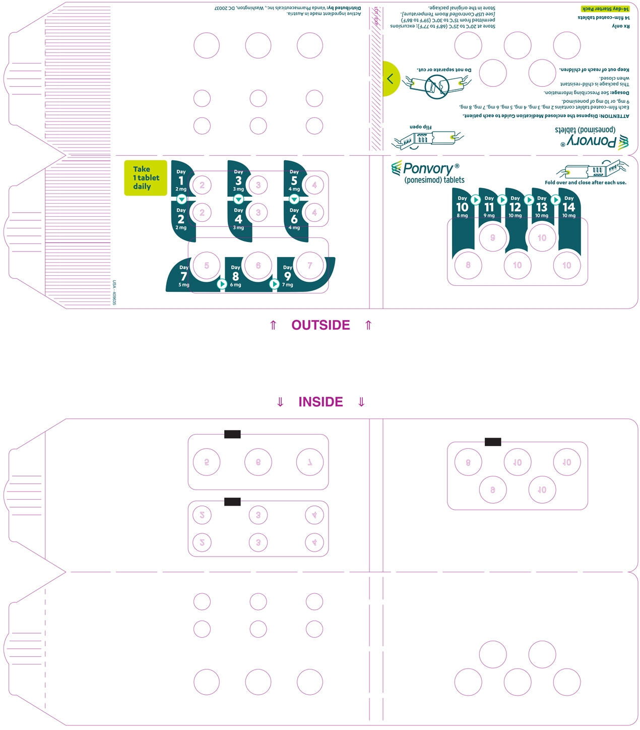 14 Day Starter Pack Film-coated Tablets - Outside/Inside Label