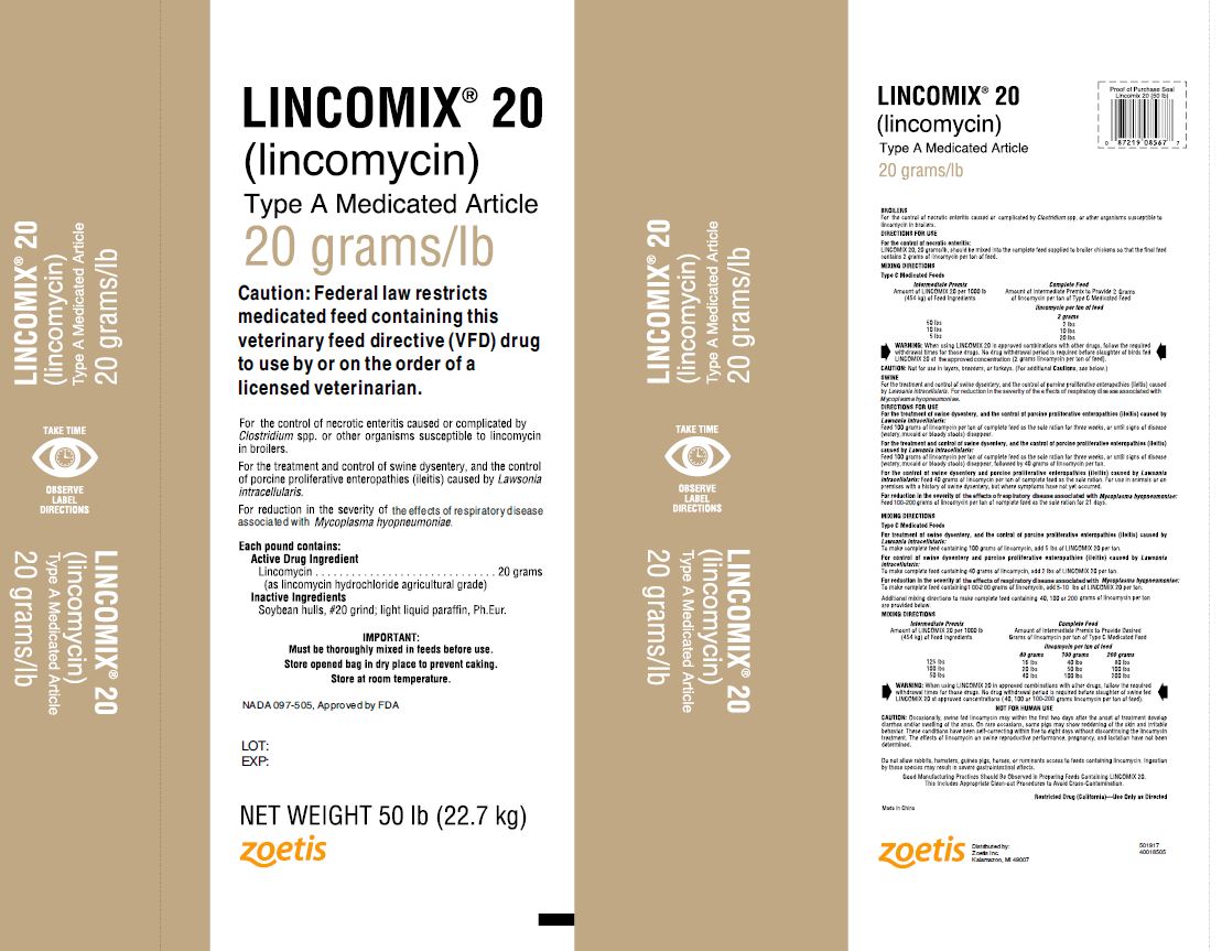 Lincomix 20 Bag Label