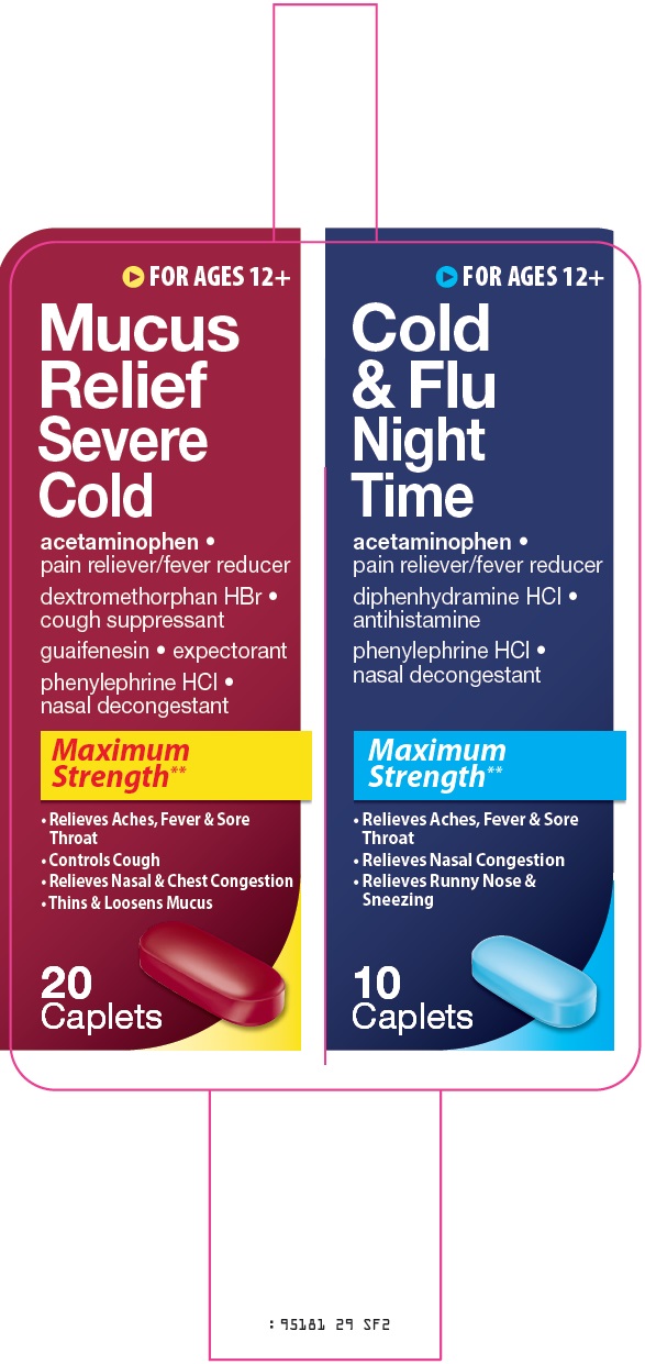 Good Neighbor Pharmacy Mucus Relief Cold & Flu Night Time image 1