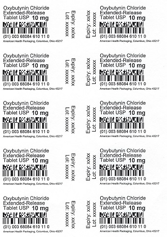 10 mg Oxybutynin Chloride ER Tablets Blister
