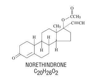 Norethindrone Structural Formula