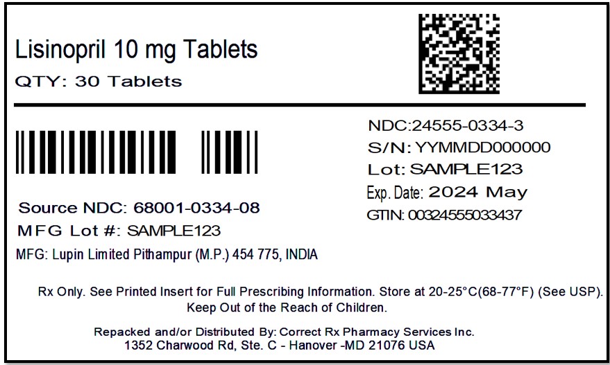 Lisinopril Tablets USP 10mg