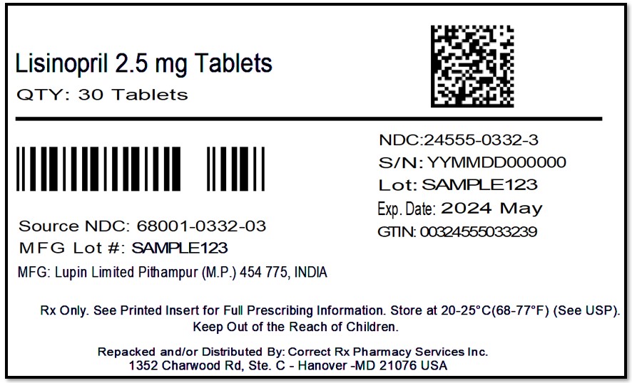 Labels\JPEGs\Lisinopril Tablets USP 2.5mg