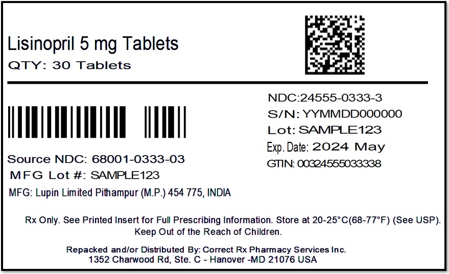 Lisinopril Tablets USP 5mg