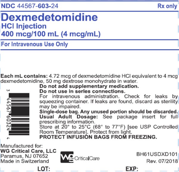 Dexmedetomidine HCl Injection 400 mcg/100 mL (4 mcg/mL) bag label image