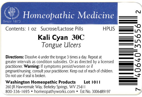 Kali cyan label example