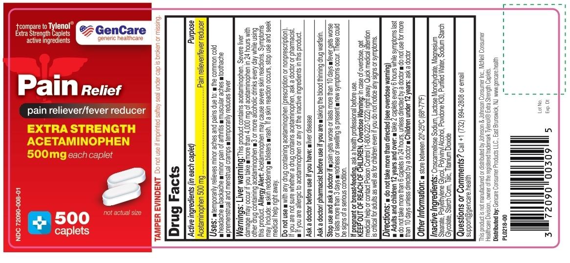 PL0218-00 GC Pain Relief ES 500ct