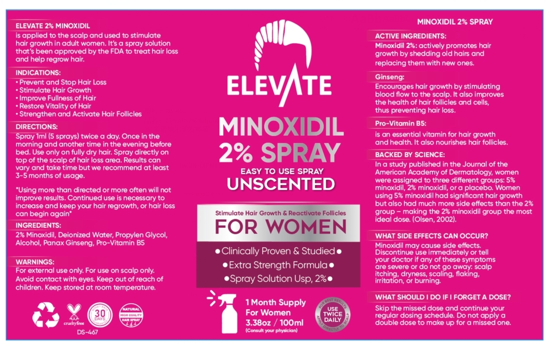 Elevate 2% Minoxidil Liquid