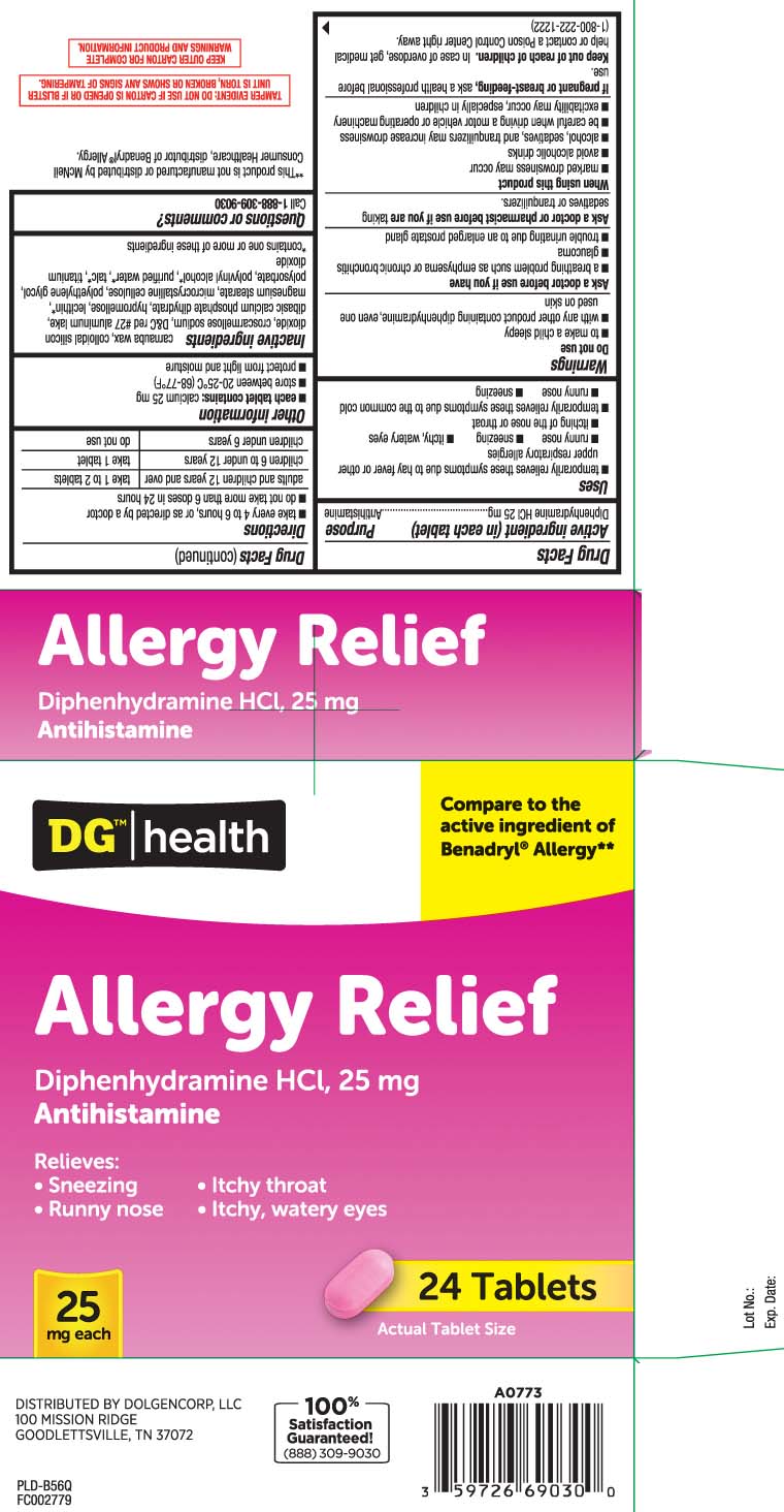 Diphenhydramine HCI 25 mg