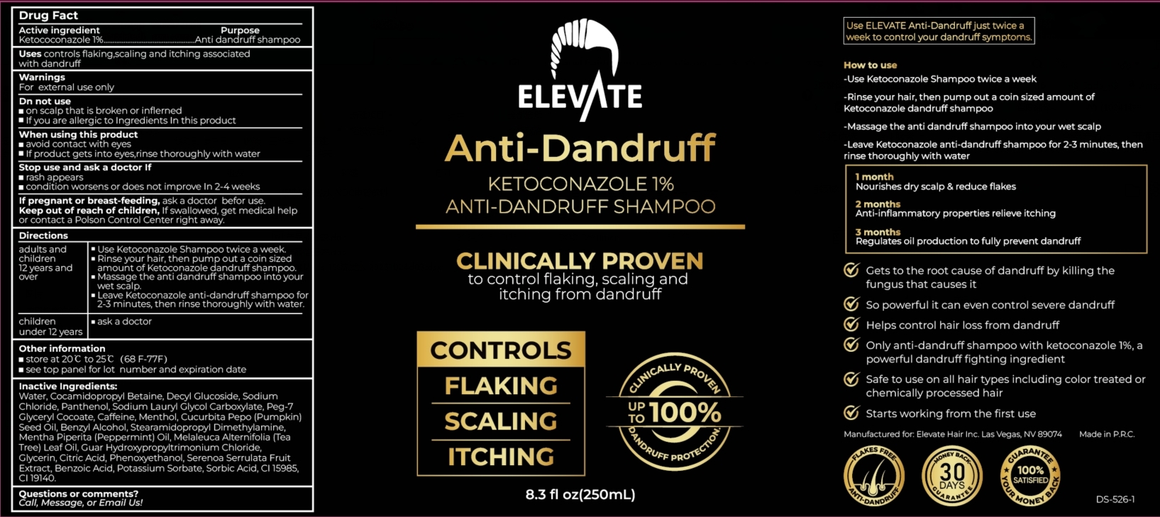 ELEVATE Anti-Dandruff Shampoo